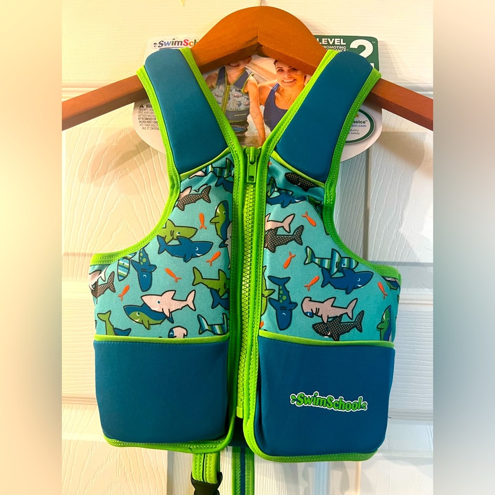 Swim school kids safety swim trainer vest